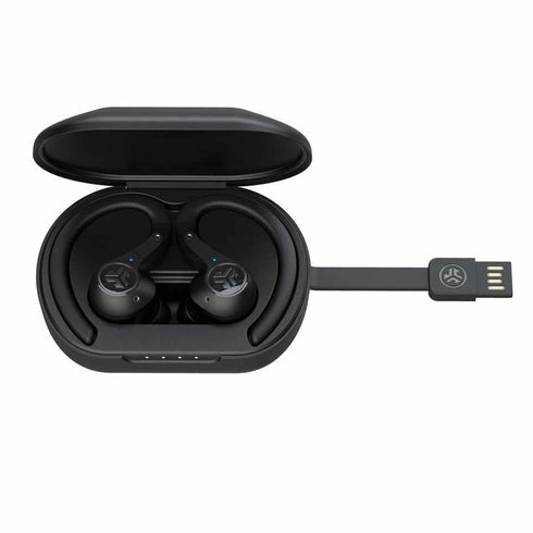 JLab Epic Air Sport ANC True Wireless Earbuds IFCEBEAIRSPTNCRBLK82